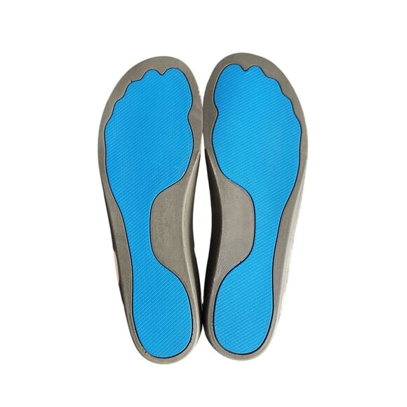 OluKai Hamani Blue Storm Gray Leather Mule Mens Size 11 - Picture 12 of 13